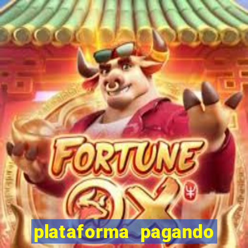 plataforma pagando bonus no cadastro